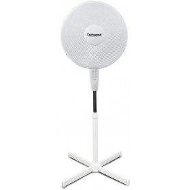 Techwood TVE-431 Ventilateur sur pied, 3 pales 40 cm avec oscillation et inclinaison réglable, 3 vitesses Techwood TVE-431 Ventilateur sur pied, 3 pales 40 cm avec oscillation et inclinaison réglable, 3 vitesses