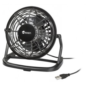 Mini ventilateur en USB, Noir diametre 13cm en plastique noir Mini ventilateur en USB, Noir diametre 13cm en plastique noir