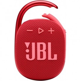 JBL CLIP 4 Enceinte Bluetooth portable Étanche à l’eau et à la poussière Autonomie 10 hrs Rouge JBL CLIP 4 Enceinte Bluetooth portable Étanche à l’eau et à la poussière Autonomie 10 hrs Rouge