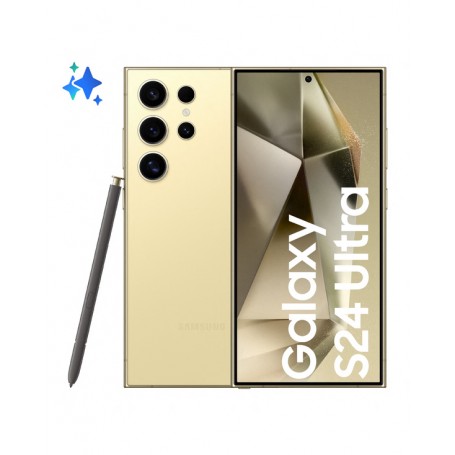 Samsung Galaxy S24 Ultra 17,3 cm 6.8" 5G USB Type-C 12 Go 256 Go 5000 mAh Jaune