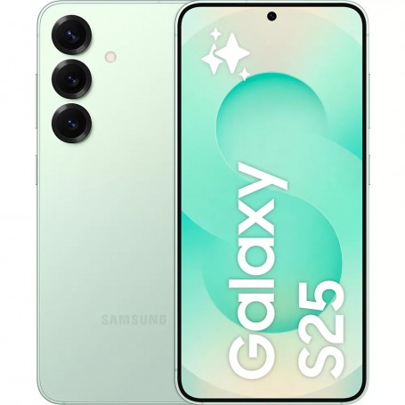 Smartphone Samsung S25 S931 5G 12 Go 256 Go avec Galaxy AI Vert d'eau 6'2