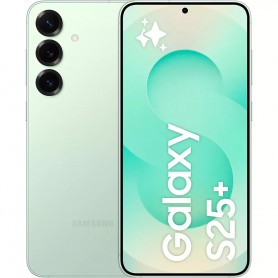 Smartphone Samsung S25+ S936 5G 12 Go 256 Go avec Galaxy AI Vert d'eau 6'7
