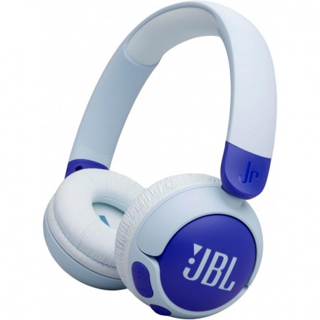 JBL Junior 320 BT, Casque Supra-auriculaire sans Fil pour Enfants, avec Microphone intégré, Bluetooth Design Pliable, Bleu