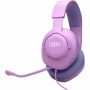 JBL Quantum 100M2 Casque gaming filaire circum-auriculaire avec microphone amovible,violet
