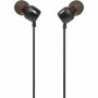 JBL T110 – Ecouteurs intra-auriculaires filaires – Son Pure Bass de JBL et bouton de contrôle –Couleur : Noir