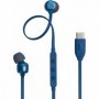 JBL Tune 310 C, Écouteurs filaires Hi-Res, son Pure Bass JBL, connexion USB-C, câble plat anti-nœuds bleu