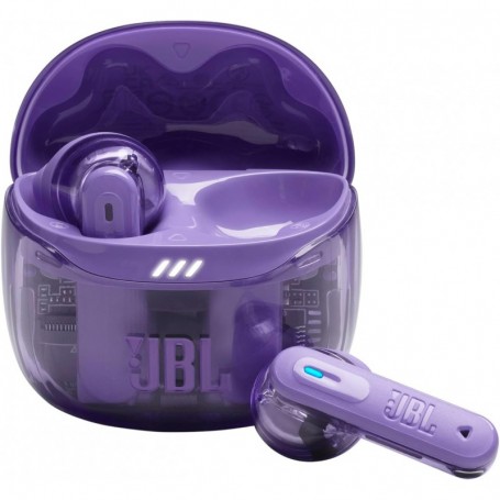 JBL Tune Flex Ghost 2, Écouteurs sans Fil Bluetooth, 48 h d'autonomie,Purple Ghost