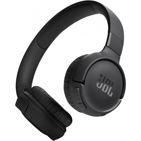 JBL Tune 520BT, casque audio sans fil, léger et confortable, Bluetooth 5.3, autonomie jusqu'à 57 h, son JBL Pure Bass, Noir