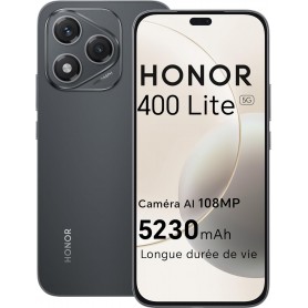 HONOR 400 Lite 5G Smartphone avec  8Go RAM+256 Go, Écran 6,7"  Noir HONOR 400 Lite 5G Smartphone avec  8Go RAM+256 Go, Écran 6,7"  Noir