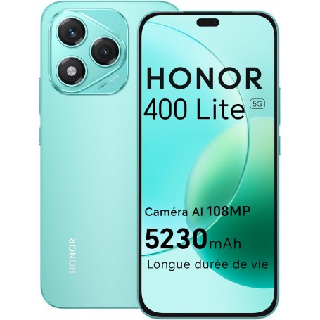 HONOR 400 Lite 5G Smartphone avec  8Go RAM+256 Go, Écran 6,7"  Marrs Green