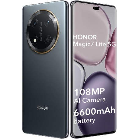 Honor Magic 7 Lite 5G Smartphone 8 Go RAM 512 Go, Écran 6,7"  Noir