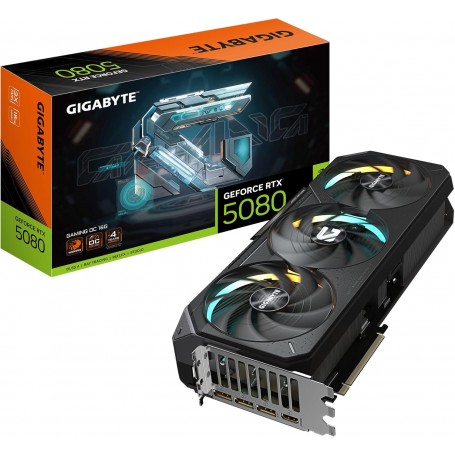 Gigabyte GeForce RTX 5080 Gaming OC 16G Carte Graphique - 16GB GDDR7