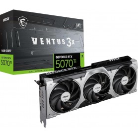 MSI NVIDIA GeForce RTX 5070 Ti 16G Ventus 3X OC Carte Graphique - 16 Go GDDR7