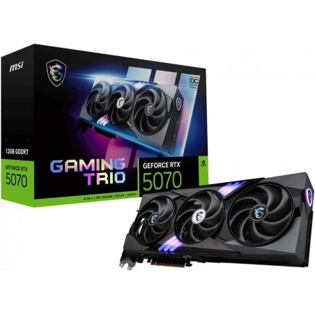 MSI NVIDIA GeForce RTX 5070 12G Gaming Trio OC Carte Graphique - 12 Go GDDR7