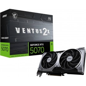 MSI NVIDIA GeForce RTX 5070 12G Ventus 2X OC Carte Graphique - 12 Go GDDR7