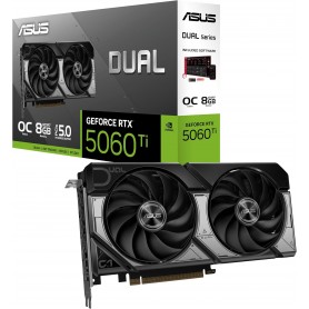 Asus Dual NVIDIA GeForce RTX 5060 Ti 8GB GDDR7 OC Edition – Carte Graphique