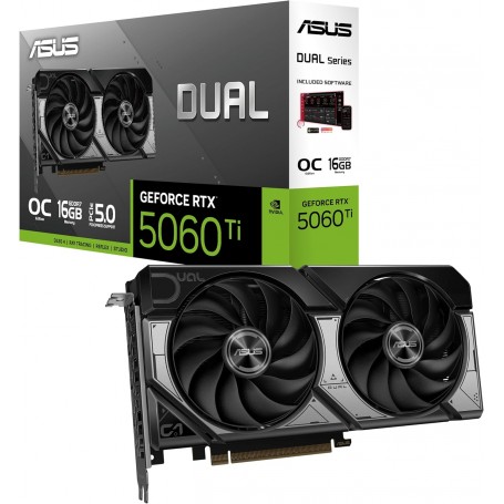 Asus Dual NVIDIA GeForce RTX 5060 Ti 16GB GDDR7 OC Edition – Carte Graphique