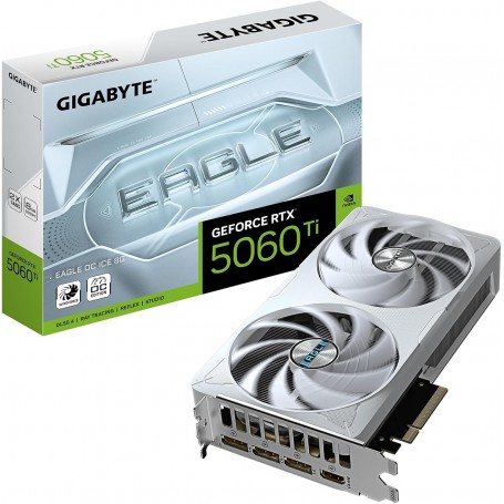 Gigabyte GeForce RTX 5060 Ti Eagle OC Ice 8G Carte Graphique – 8 Go GDDR7,