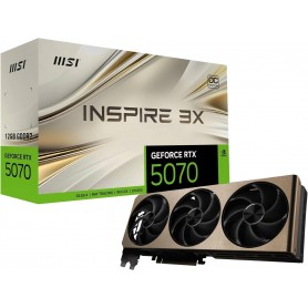 MSI NVIDIA GeForce RTX 5070 12G Inspire 3X OC Carte Graphique 12 Go GDDR7