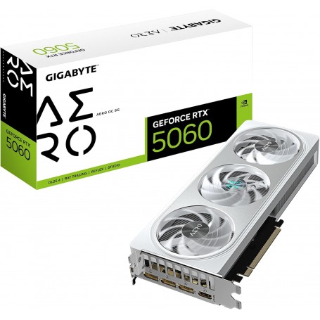 Gigabyte GeForce RTX 5060 Aero OC 8G Carte Graphique - 8GB GDDR7, 128bit