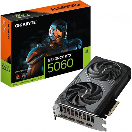 GIGABYTE GeForce RTX 5060 WINDFORCE OC 8G Carte Graphique - 8GB GDDR7