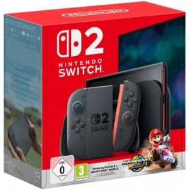 Switch 2 Console Black + Mario Kart World