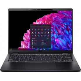 Acer TravelMate P6 TMP614-73-TCO–14" WQXGA+, Intel Core Ultra 7 155H, 16 Go RAM, 1 To SSD, Wi-Fi 7, Win 11 Pro–Noir