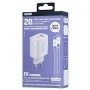 Chargeur Rapide Remax 20W sortie USB-A et C avec Câble USB-C vers Lightning 1 m – Charge Rapide et Synchronisation des Données