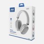 Miccell VQ-B12 – Casque Audio Sans Fil Stéréo, Bluetooth, Microphone Intégré, Autonomie Longue Durée, Blanc