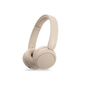 Sony WH-CH520 – Casque Bluetooth Sans Fil avec Microphone, Autonomie Longue Durée, Commandes Intégrées, Beige