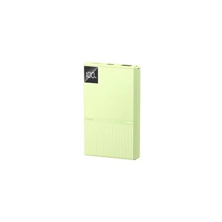 REMAX FP-8 10000mAh – Power Bank ultra fine 22,5W, charge rapide, USB-C + USB-A, design slim, vert