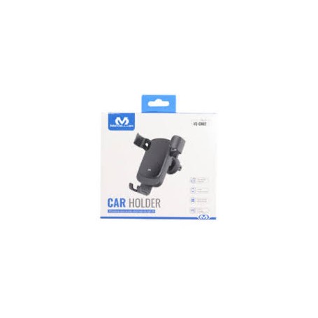Miccell VQ-CH28 – Support voiture universel téléphone, fixation tableau de bord, base adhésive stable, noir
