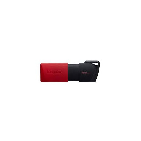Kingston DataTraveler Exodia M 128 Go DTXM/128GB – Clé USB 3.2 Gen 1 Type-A, capuchon coulissant, Noir/Rouge