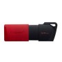 Kingston DataTraveler Exodia M 128 Go DTXM/128GB – Clé USB 3.2 Gen 1 Type-A, capuchon coulissant, Noir/Rouge