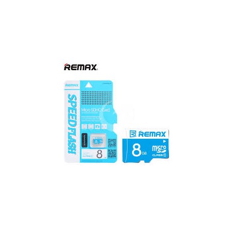REMAX Micro SD 8 Go – Carte mémoire Class 6, avec adaptateur SD, pour smartphone, tablette et appareil photo