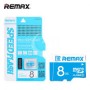 REMAX Micro SD 8 Go – Carte mémoire Class 6, avec adaptateur SD, pour smartphone, tablette et appareil photo