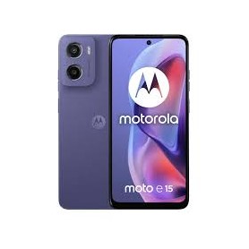 Motorola Moto E15 64 Go Lavande Fraîche – 6,67", 2 Go RAM, 4G, Android