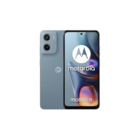 Motorola Moto E15 64 Go Bleu Brume – 6,67", 2 Go RAM, 4G, Android