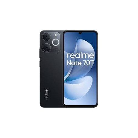 Realme Note 70T 4+256GB – 6,74'' 4G, 4 Go RAM, 256 Go, Noir Obsidienne