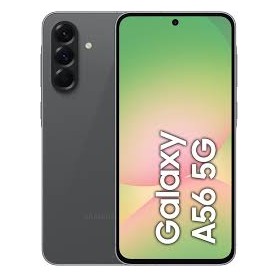 Samsung Galaxy A56 5G SM-A566 Gris Graphite – 6,67" FHD+ AMOLED 120 Hz, 8 Go RAM, 256 Go, Double SIM, 5G