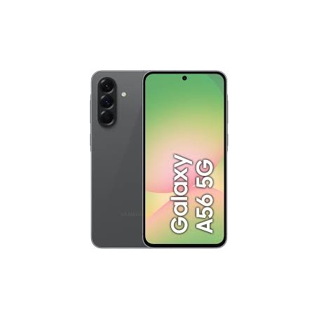 Samsung Galaxy A56 5G SM-A566 Gris Graphite – 6,67" FHD+ AMOLED 120 Hz, 8 Go RAM, 256 Go, Double SIM, 5G