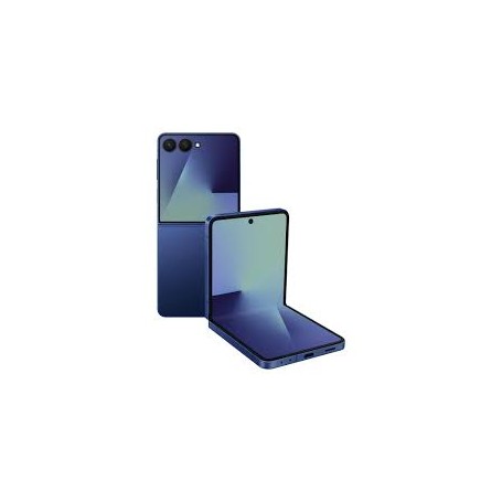 Samsung Galaxy Z Flip7 5G SM-F766 Bleu Ombre – Écran externe 4,1", écran pliable 6,9", 12 Go RAM, 512 Go, 5G