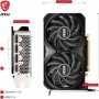 MSI GeForce RTX 4060 Ti Ventus 2X Black 8G OC Carte Graphique - 8 Go GDDR6 HDMI 2.1a, DisplayPort 1.4a
