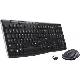Logitech MK270 Combo Clavier et Souris Sans Fil pour Windows, Sans Fil 2,4 GHz, Souris Compacte Logitech MK270 Combo Clavier et Souris Sans Fil pour Windows, Sans Fil 2,4 GHz, Souris Compacte