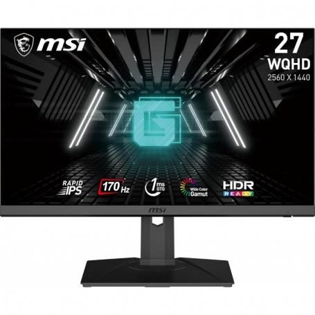 MSI G272QPF Écran PC Gaming 27" WQHD - Dalle Rapid IPS, 2560x1440, 170Hz / 1ms DisplayPort 1.2a, HDMI