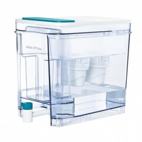 Aqua Optima Distributeur de filtre à eau, capacité de 8,2 L,Réduit les microplastiques, le chlore, le calcaire Aqua Optima Distributeur de filtre à eau, capacité de 8,2 L,Réduit les microplastiques, le chlore, le calcaire