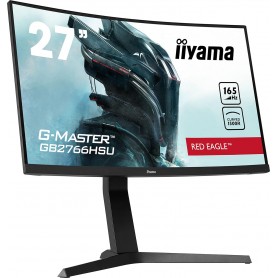 iyama Ecran 27" G-Master Red Eagle GB2766HSU-B1, VA Curved, FHD 165Hz, HDMI/DP/USB HUB, Haut-parleurs iyama Ecran 27" G-Master Red Eagle GB2766HSU-B1, VA Curved, FHD 165Hz, HDMI/DP/USB HUB, Haut-parleurs