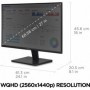 ViewSonic VA2715-2K Moniteur 27'' QHD, VA, 5ms, 75Hz, DisplayPort, HDMI, Haut-Parleurs