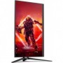 AOC AGON AG275QXN - Moniteur de jeu QHD 27 pouces, 165 Hz, HDMI, DisplayPort, hub USB noir/rouge