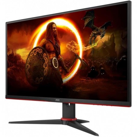 AOC Gaming 27G2SPAE - Écran FHD 27", 165 Hz, Haut-Parleur (1920 x 1080, VGA, HDMI, DisplayPort) Noir/Rouge